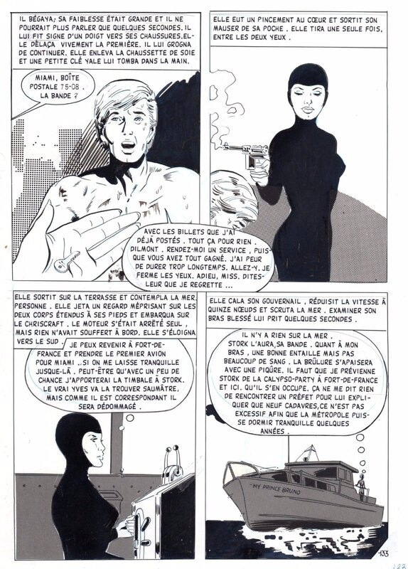 Renaud, Bienvenue à la Martinique, page 133 - La Louve (3ème Série) n° 6, 1975, Artima - Comic Strip