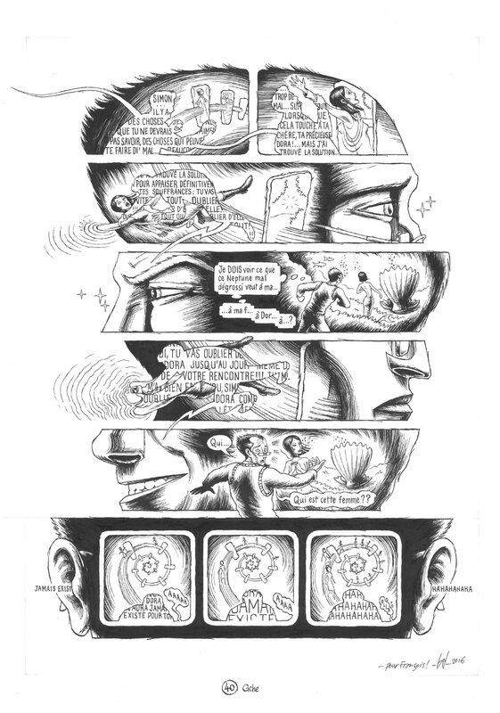 Benoît Dahan, Simon Radius, Psycho-investigateur - Comic Strip