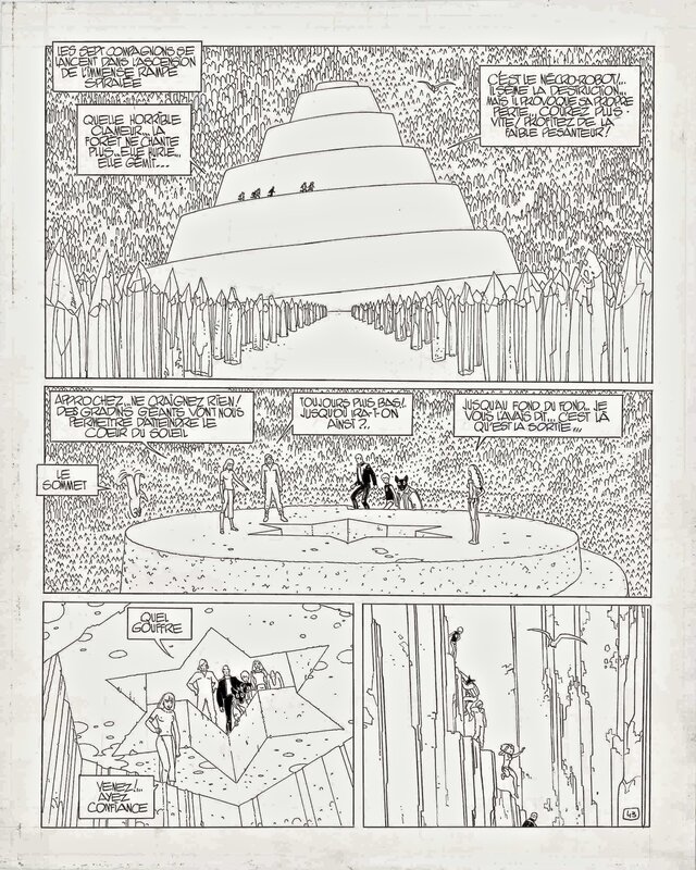 Moebius, L'incal Tome 3 Planche 43 - Comic Strip