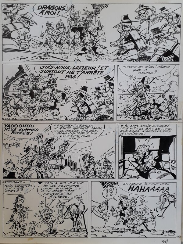 Jacques Sandron, Raoul Cauvin, Godaille et Godasse - Révolte en Espagne - Comic Strip