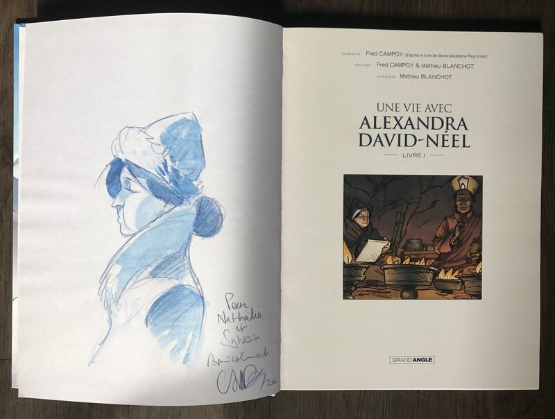Frédéric Campoy, Une vie avec alexandra david neel - Sketch