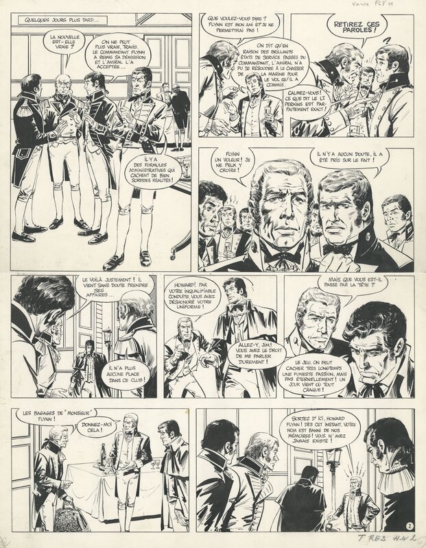 William Vance, Howard Flynn  /A  L'abordage - Comic Strip