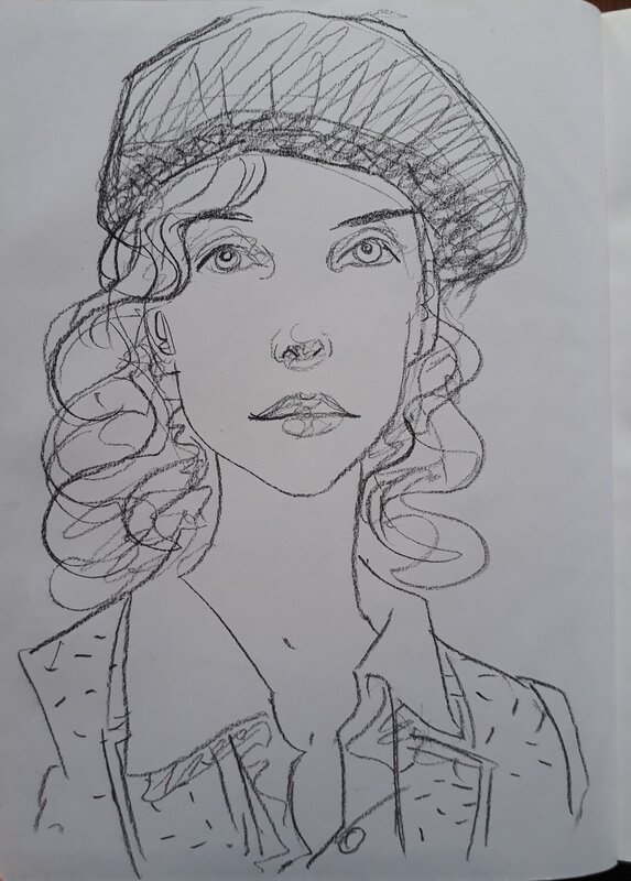 Jeanne by Jean-Pierre Gibrat - Sketch