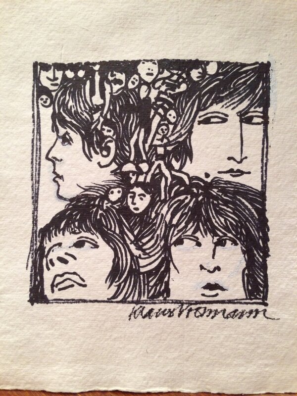 Beatles Revolver original art KLAUS VOORMANN - Original Illustration