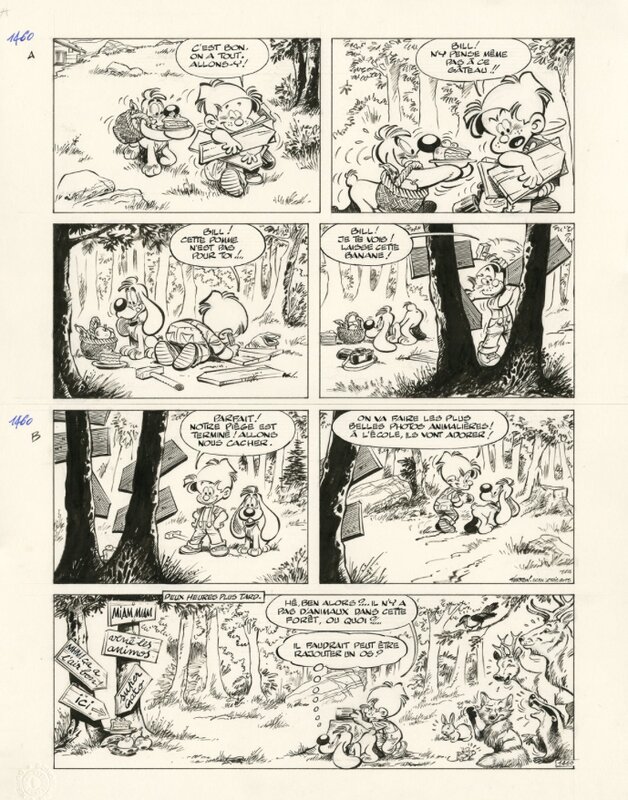 Laurent Verron, Boule et Bill - Planche 1460 - T36 - Comic Strip