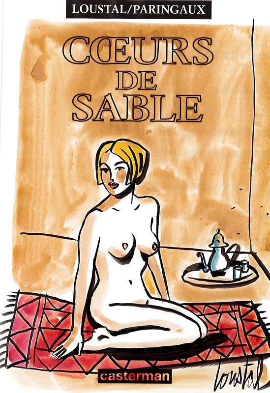 Jeune femme by Loustal - Sketch