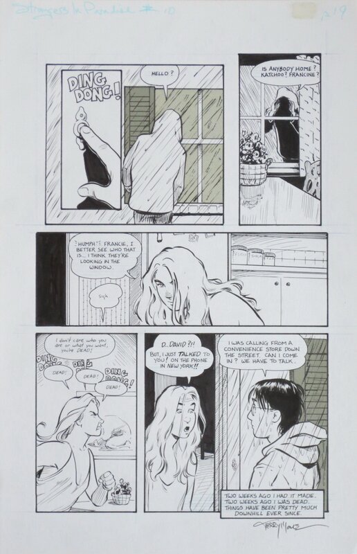 Terry Moore, Strangers in Paradise - Vol 2 #10 p19 - Comic Strip