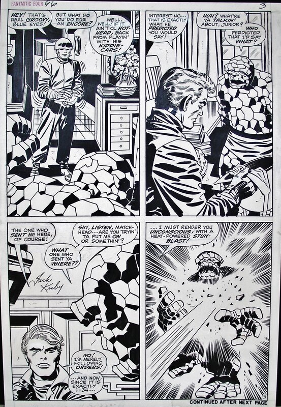 Jack Kirby, Frank Giacoia, Fantastic Four 96 Page 3 - Planche originale