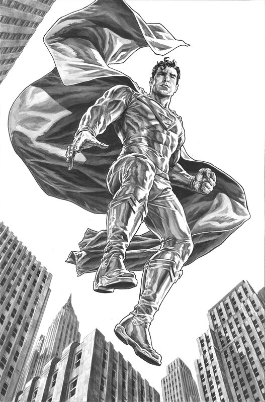 Lee Bermejo, Action Comics 1000 Cover - Couverture originale Lee Bermejo, Action Comics 1000 Cover - Couverture originale