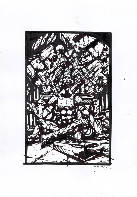 COLONUS - poster by Moloch - Original Illustration COLONUS - poster by Moloch - Original Illustration