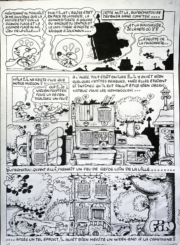 SUPERMATOU de Poirier - Comic Strip
