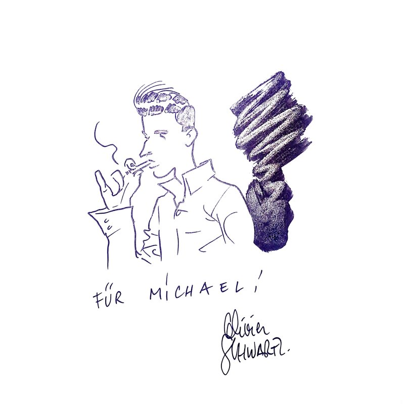 André Franquin by Olivier Schwartz - Sketch