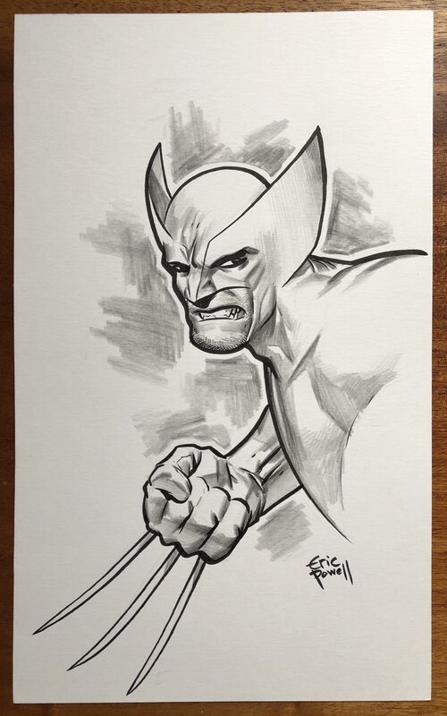 Wolverine par Eric Powell - Planche originale