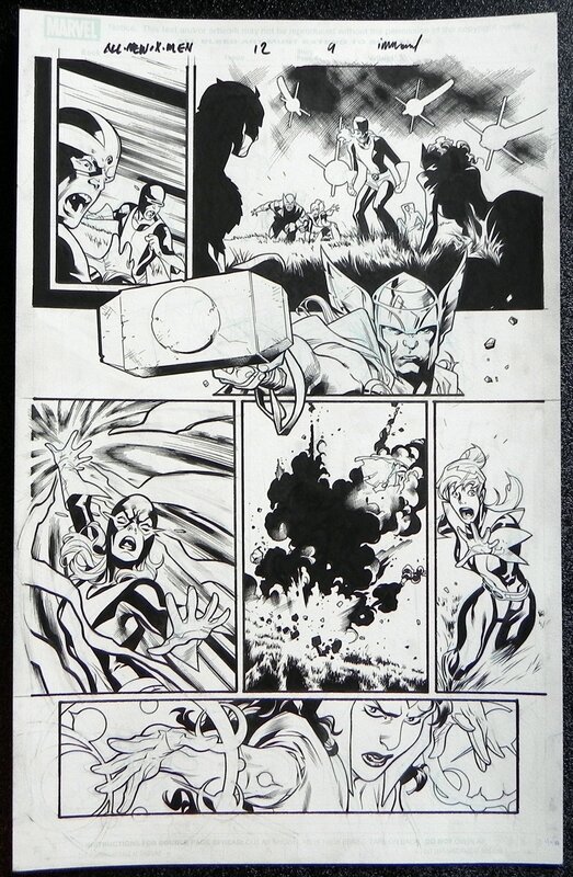 Stuart Immonen, Wade Von Grawbadger, All new x-men #12 page 9 - Comic Strip