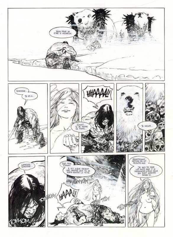 Robin Recht, Conan le Cimmérien – La fille du Géant du gel - Comic Strip