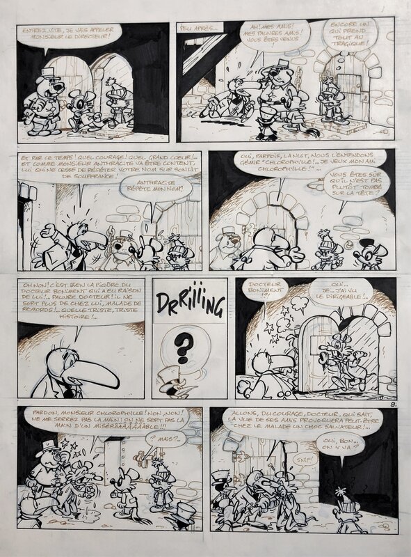 Walli, Bom, Raymond Macherot, Chlorophylle - Le Testament d'Anthracite - Comic Strip