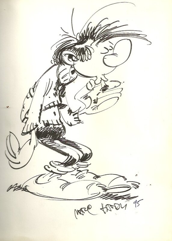 Gaston vu par  marc Hardy - Comic Strip