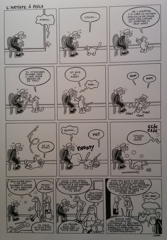 L'artiste à poils by Éric Ivars - Comic Strip