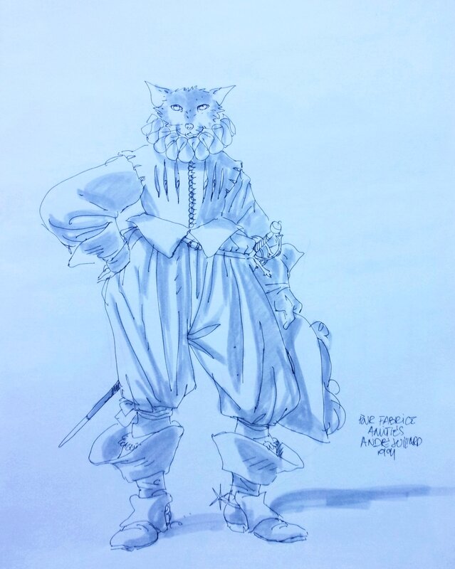 Le chat botté by André Juillard - Sketch