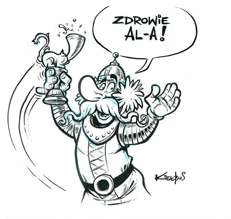Mirmil - dedicace by Slawomir Kiełbus, Janusz Christa - Comic Strip