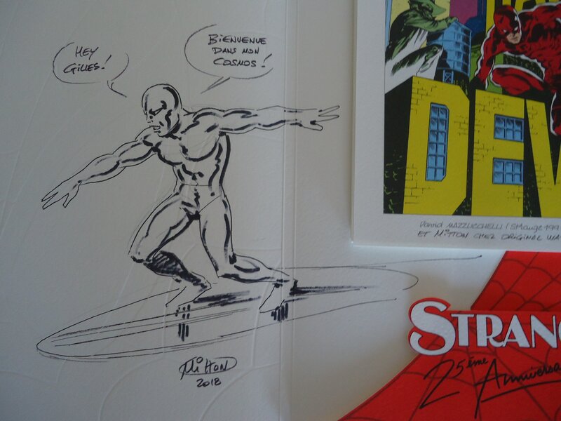 Silver Surfer by Jean-Yves Mitton - Sketch
