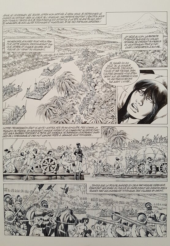 Jean-Yves Mitton, Quetzalcoatl tome 6 planche 17 - Comic Strip