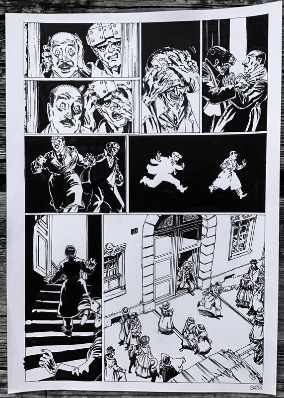 Gess, Serge Lehman, L'HOMME TRUQUÉ - pl.42 - Comic Strip