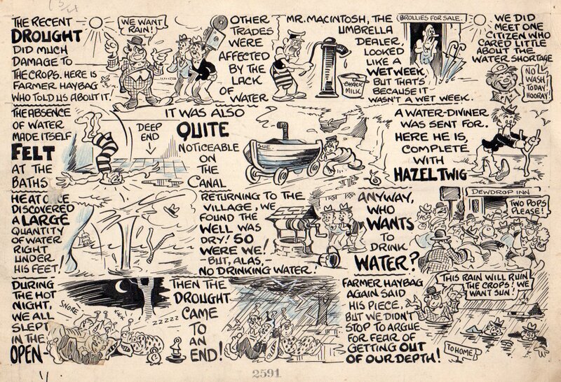 Funny Sècheresse by George Parlett - Comic Strip