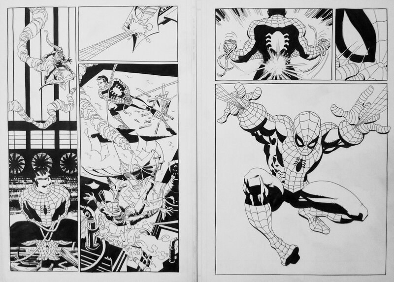 Tim Sale, Spider-Man : Blue #1 pages 9 & 10 - Planche originale