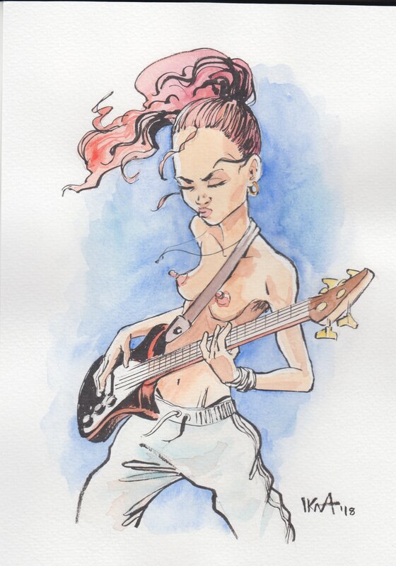 Rock & Roll by ikna - Original Illustration