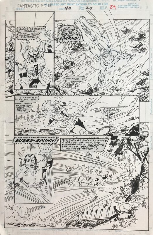 Paul C. Ryan, Fantastic Four n° 411 p 20 - Comic Strip