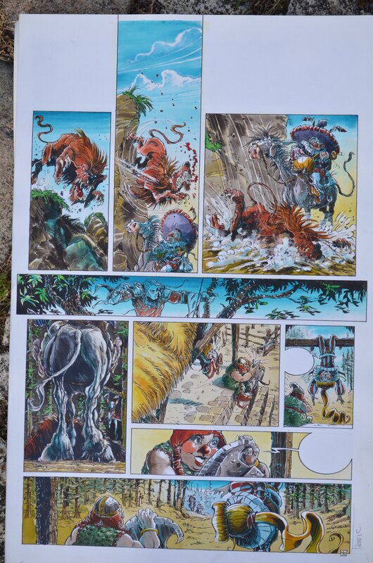 Tiburce Oger, Gorn tome 3 planche 10 - Comic Strip