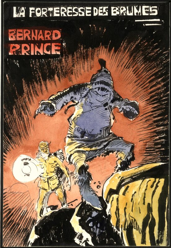 Hermann, Bernard Prince - La Forteresse des Brumes - Original Cover