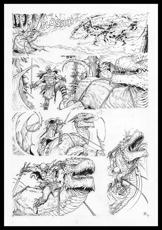 Leo Pilipovic, Jean-Pierre Pécau, Le Dernier Dragon tome 1 - Planche 16 - Planche originale