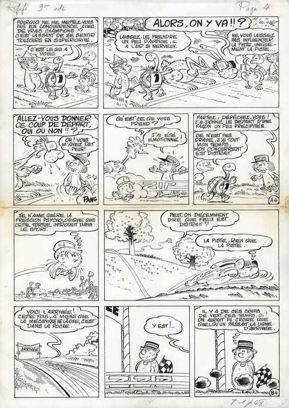 Guy Mouminoux, 1971 - Rififi, le moineau turbulent - Comic Strip