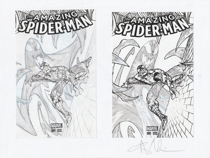 Spiderman by Angel Medina - Original art