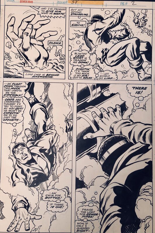 Power Man #38 par Bob Brown, Jim Mooney - Planche originale