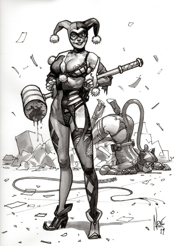 Ignacio Noé, Harley Quinn vs. Catwoman - Comic Strip
