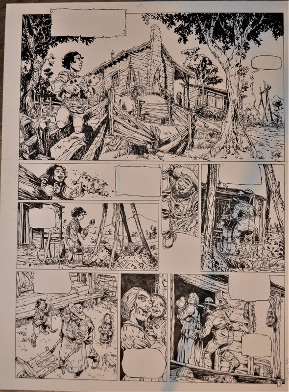 Tiburce Oger, La piste des ombres tome 1 planche 9 - Comic Strip