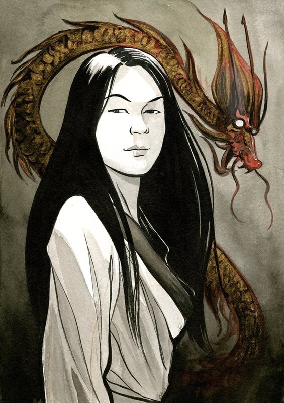 Jia Li - Laowai par Xavier Besse - Illustration originale