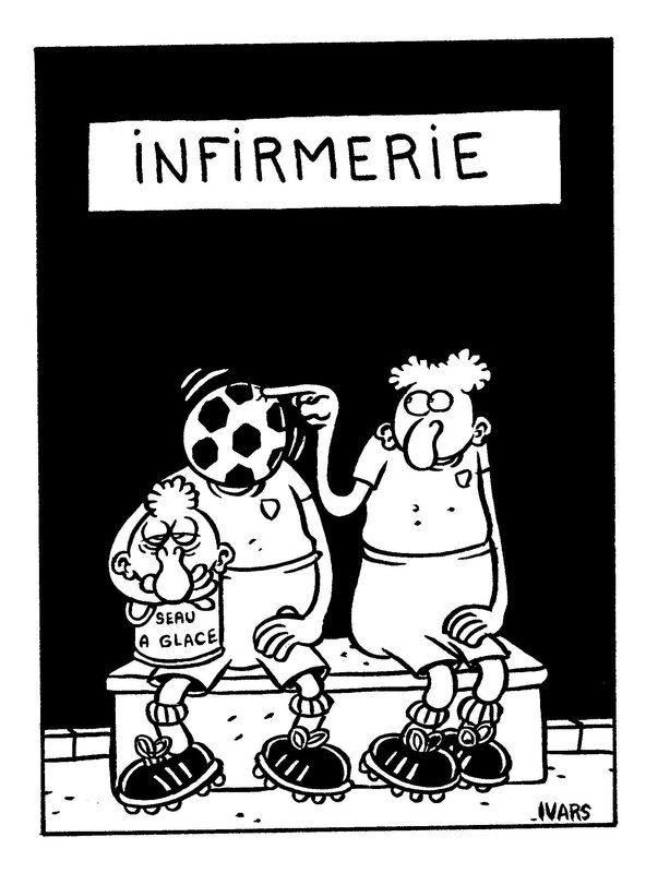Infirmerie par Éric Ivars - Illustration originale