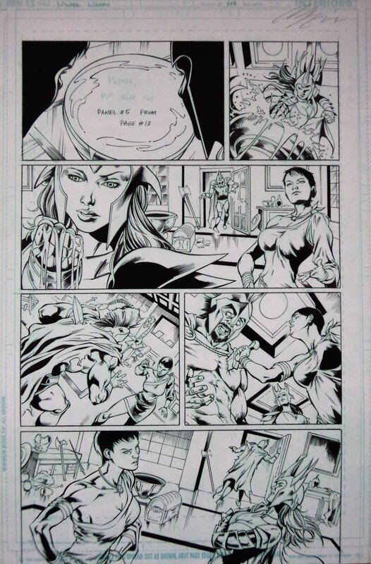 Eduardo Pansica, Wonder Woman DC 606 page 14 - Comic Strip