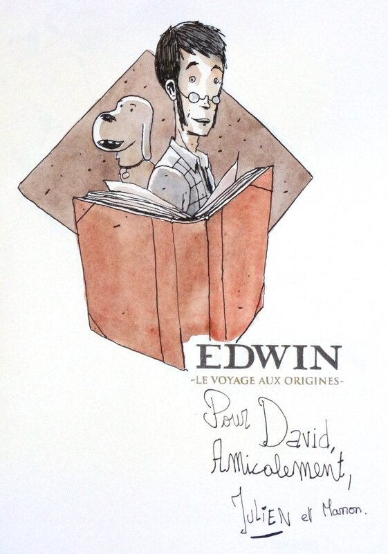 Edwin par Julien Lambert, Manon Textoris - Dédicace