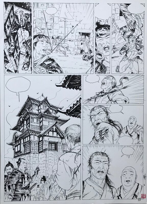 Frédéric Genêt, Samourai tome 4 pl 29 - Comic Strip