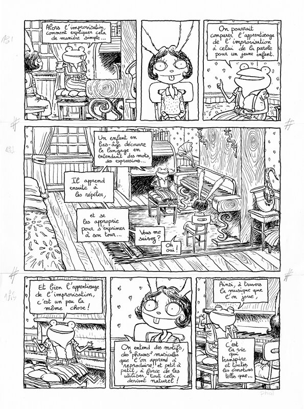 Phicil, Georges Frog et l'improvisation - Comic Strip