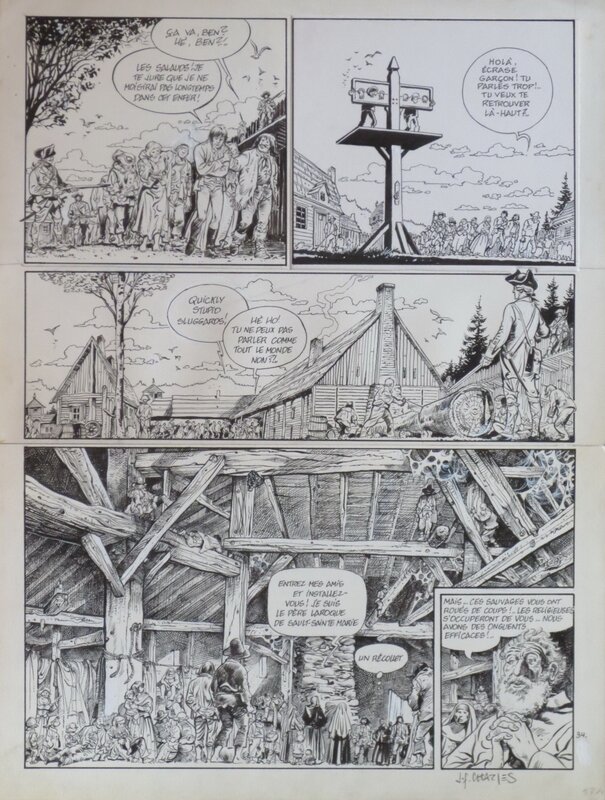 Jean-François Charles, Pionniers du Nouveau Monde T1 p34 - Comic Strip