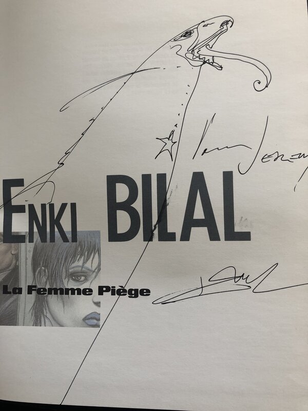 La femme piège by Enki Bilal - Sketch