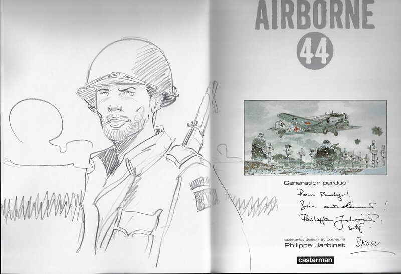 Philippe Jarbinet, Airborne 44 -  Dédicace - Sketch