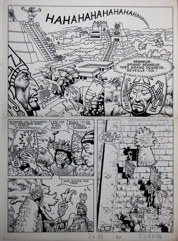 Chez les Mayas by Jeronaton, Jean-Luc Vernal - Comic Strip