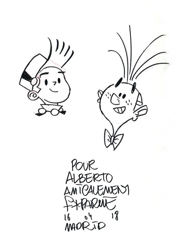 Spirou et Fantasio by Fabrice Parme - Sketch
